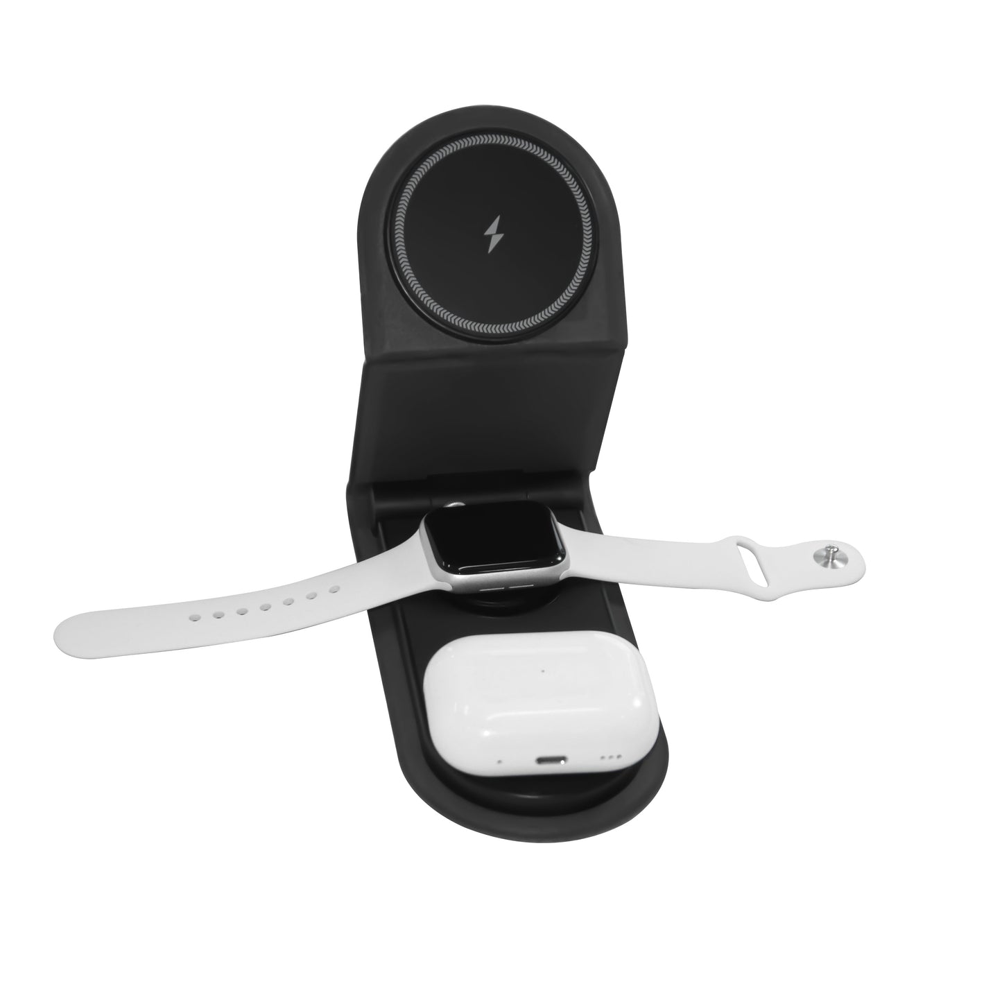 3-1 Folding Leather Charging Dock (with Fast Charge Adapter and Case) - Phunkee Tree