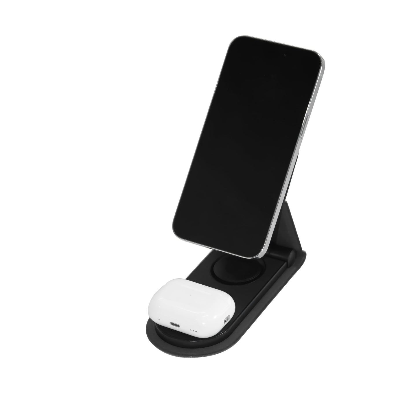 3-1 Folding Leather Charging Dock (with Fast Charge Adapter and Case) - Phunkee Tree