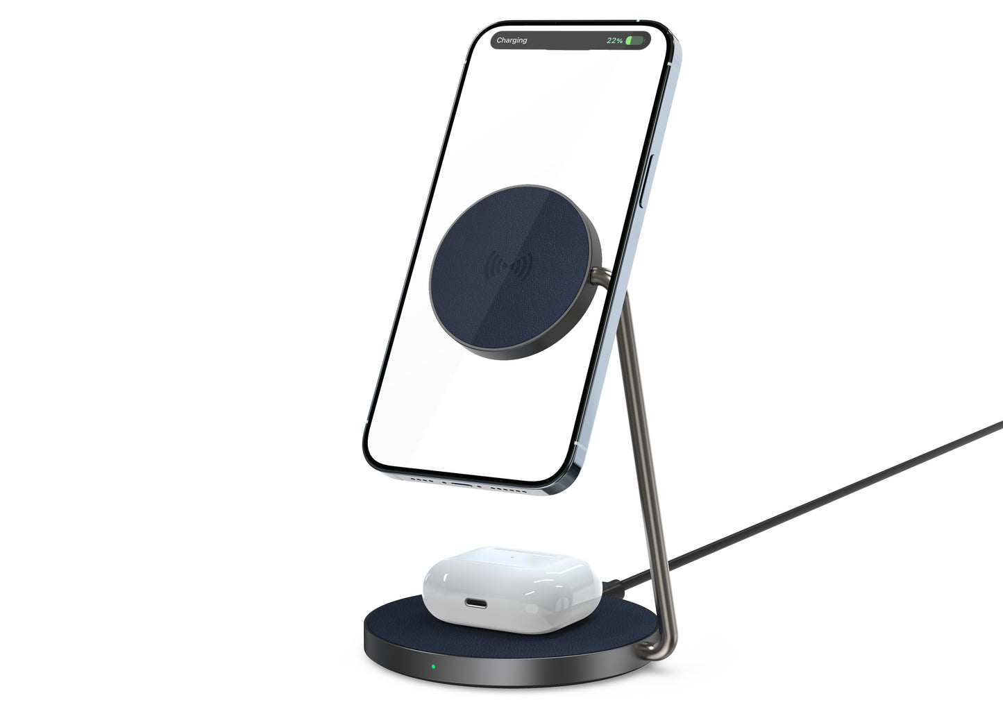 2-1 Adjustable Magnetic Charging Stand (comes with Fast Charge Adapter) - Phunkee Tree