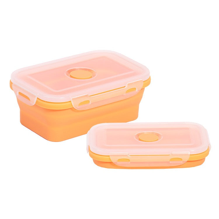 Collapsible Silicone Food Storage Container Set of 4 with Collapsible Mug - Right In Stride
