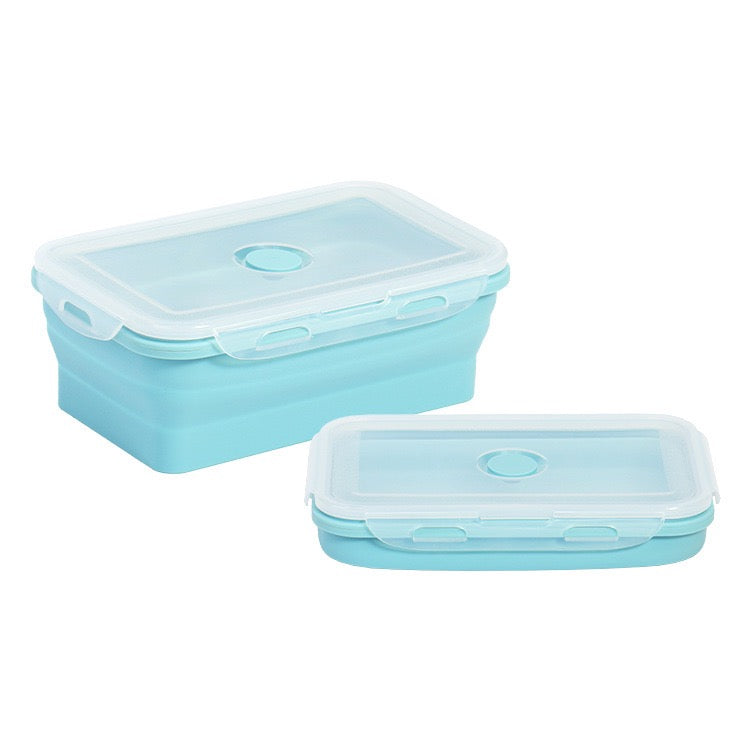 Collapsible Silicone Food Storage Container Set of 4 with Collapsible Mug - Right In Stride