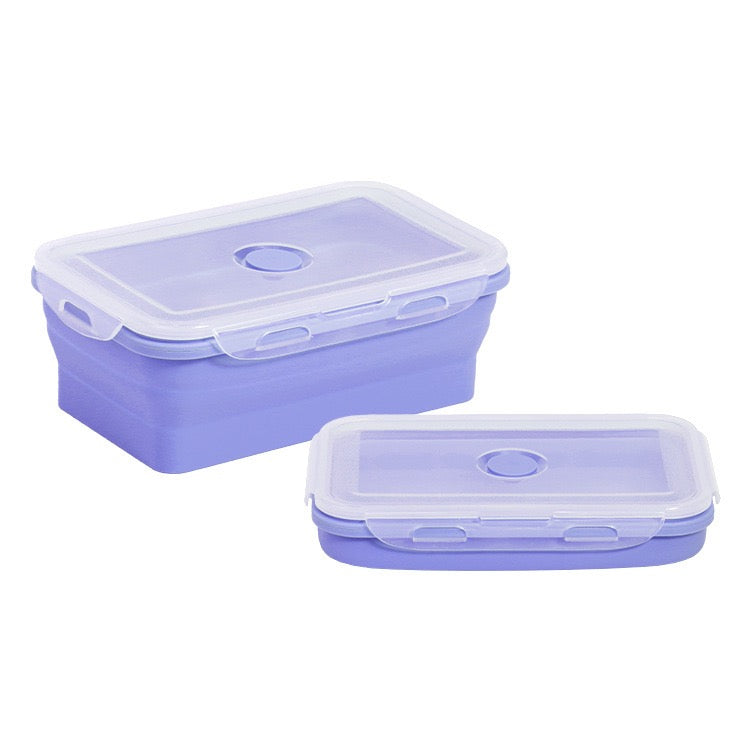 Collapsible Silicone Food Storage Container Set of 4 with Collapsible Mug - Right In Stride