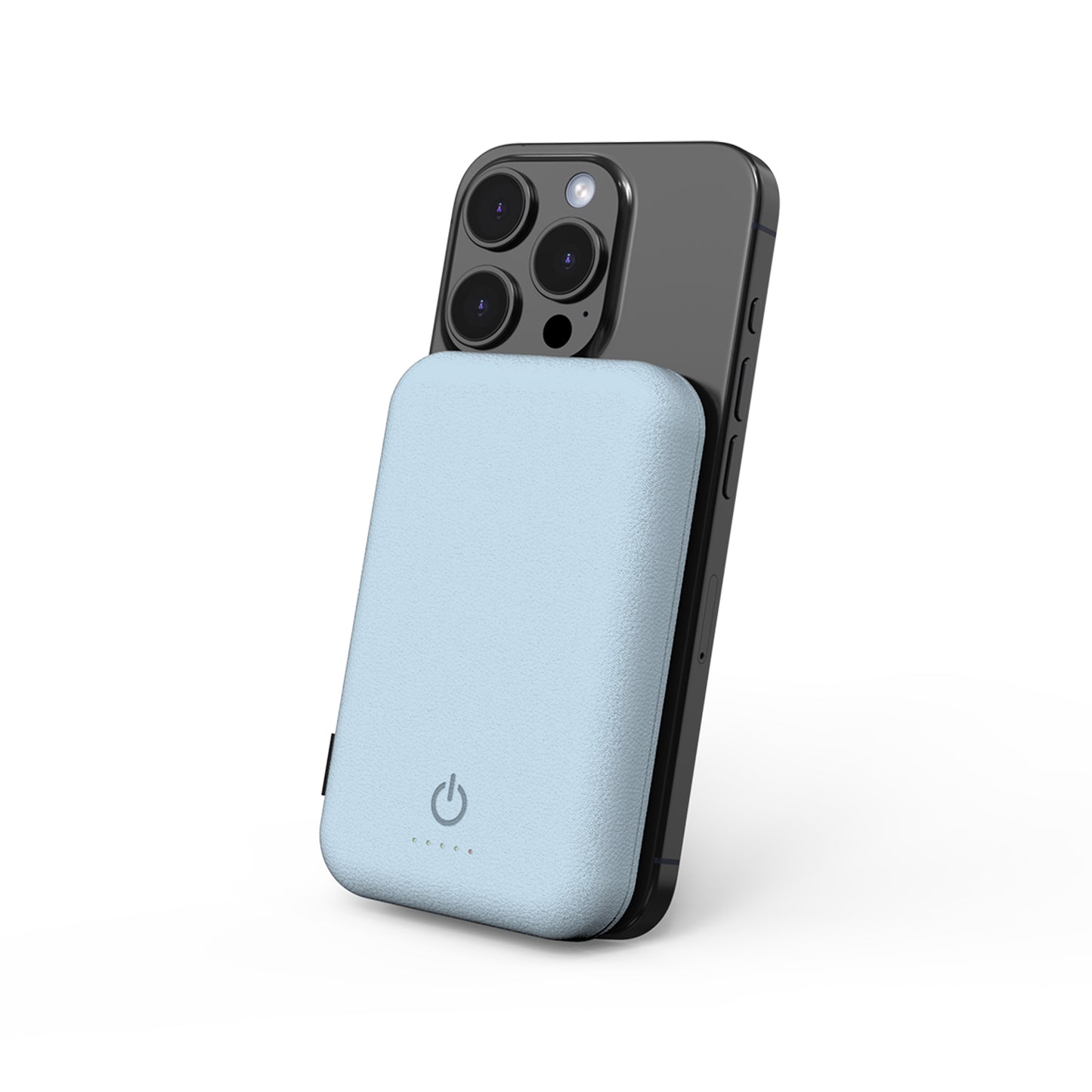 Leather Magnetic Wireless Power Bank