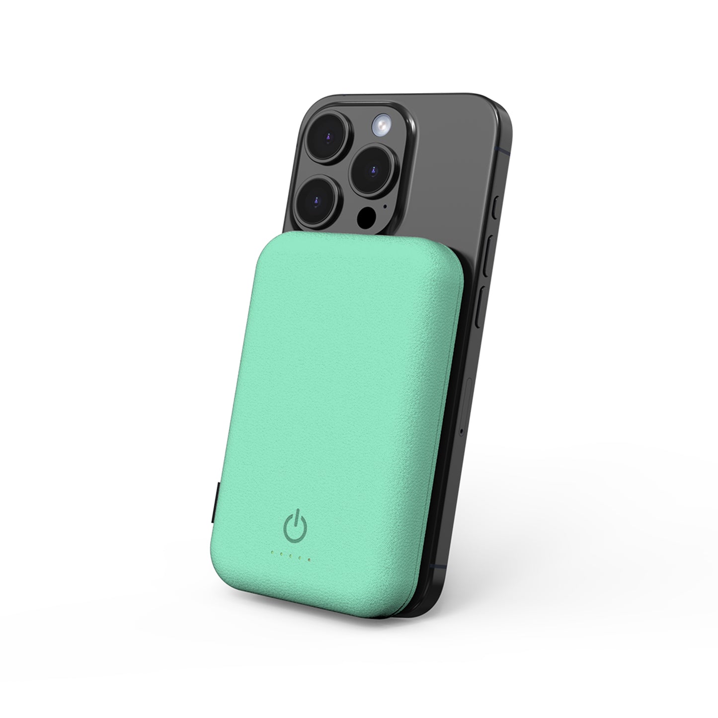 Leather Magnetic Wireless Power Bank