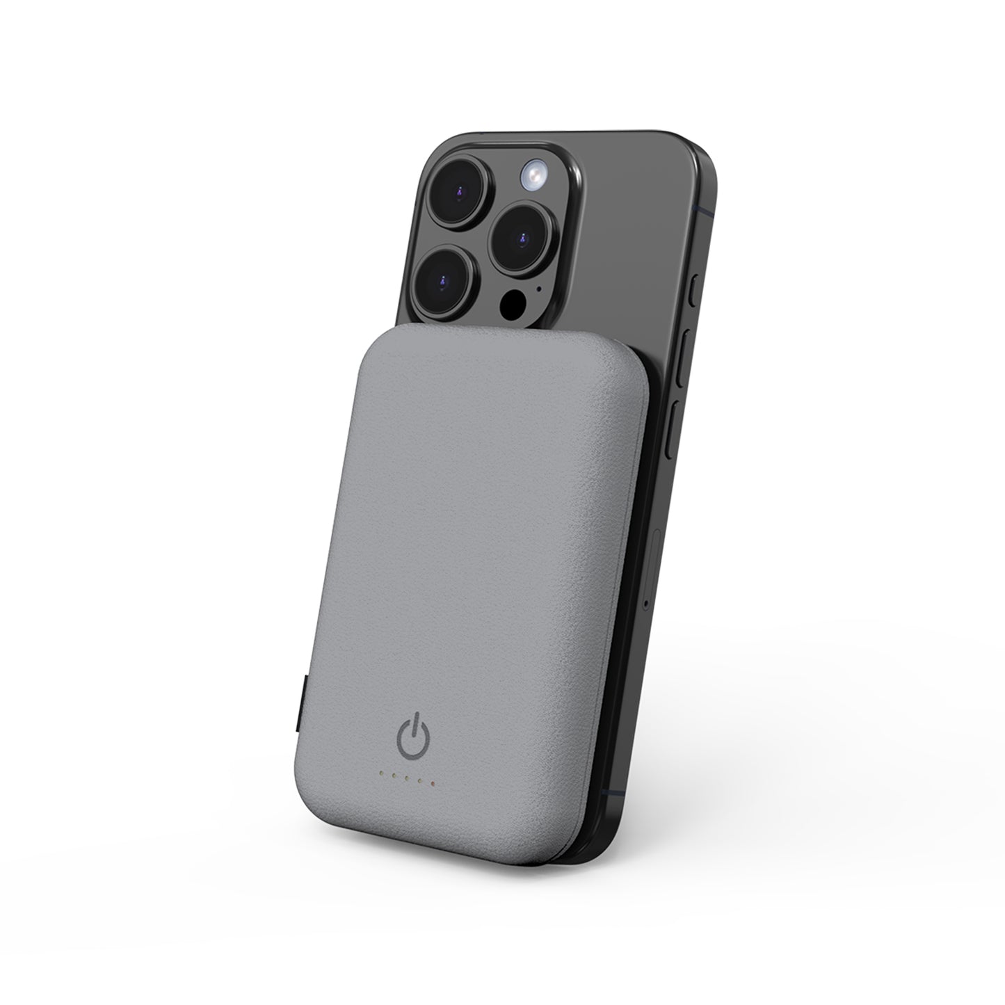 Leather Magnetic Wireless Power Bank
