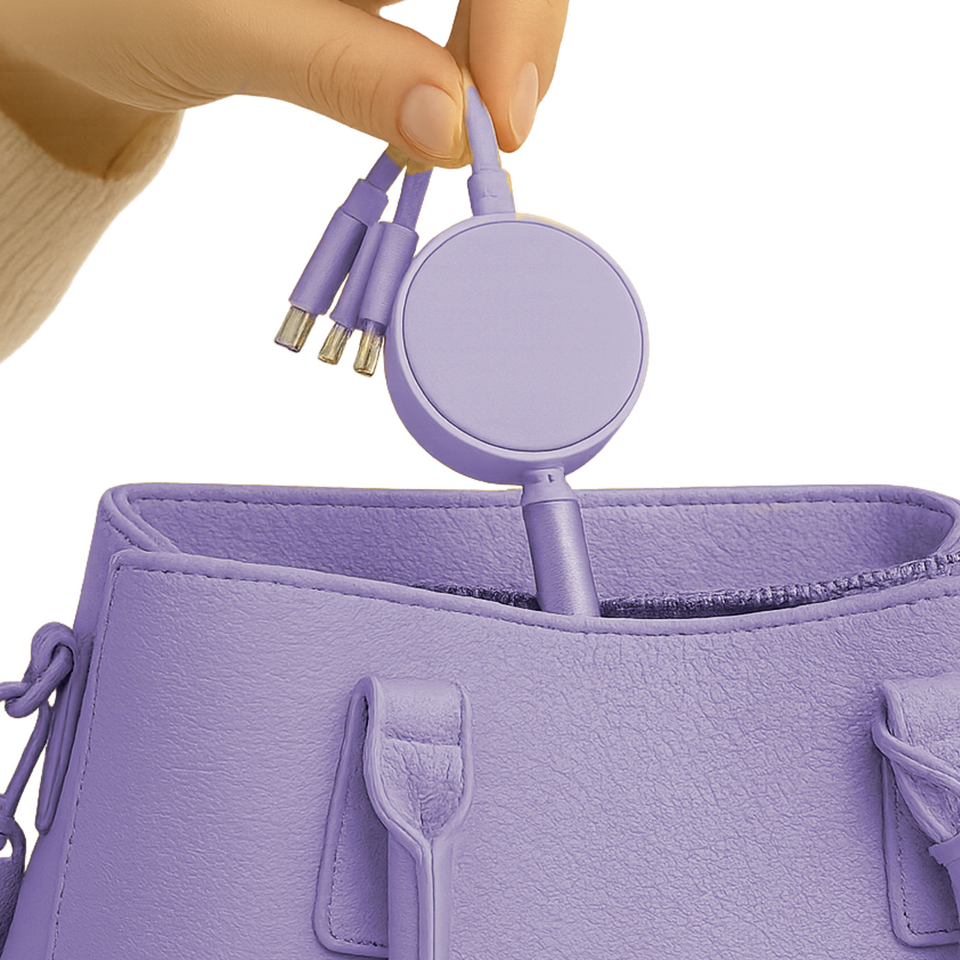 6 in 1 - Retractable Cables with Fast Charge Adapter