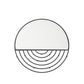 Round Wall Mirror With Hooks