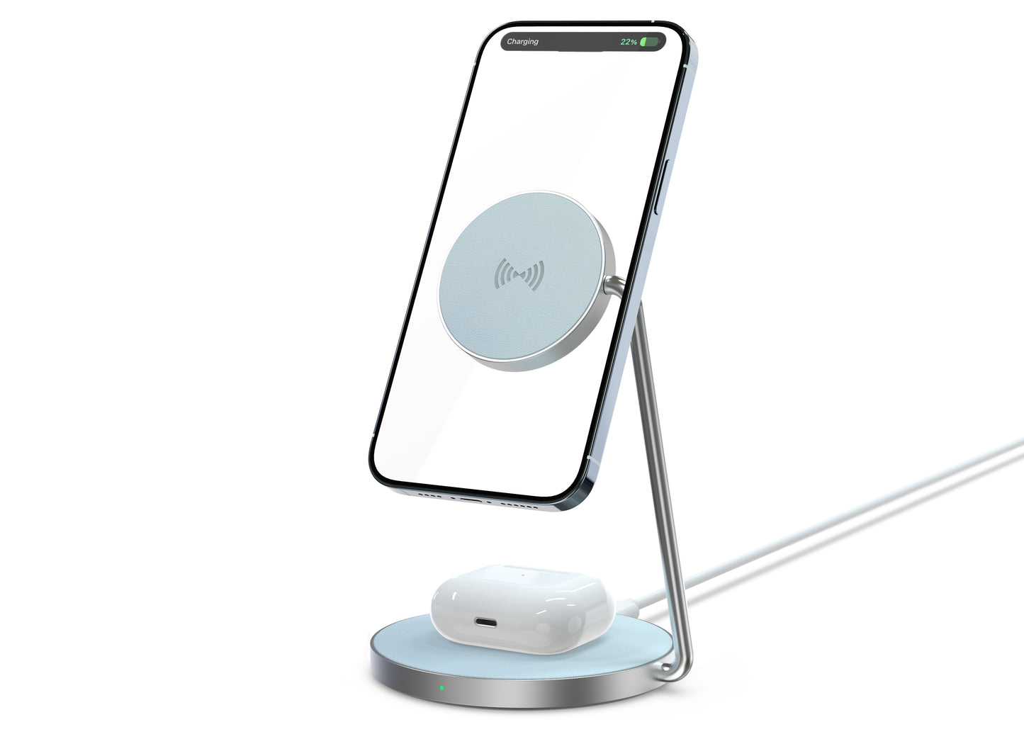 2-1 Adjustable Magnetic Charging Stand (comes with Fast Charge Adapter) - Phunkee Tree