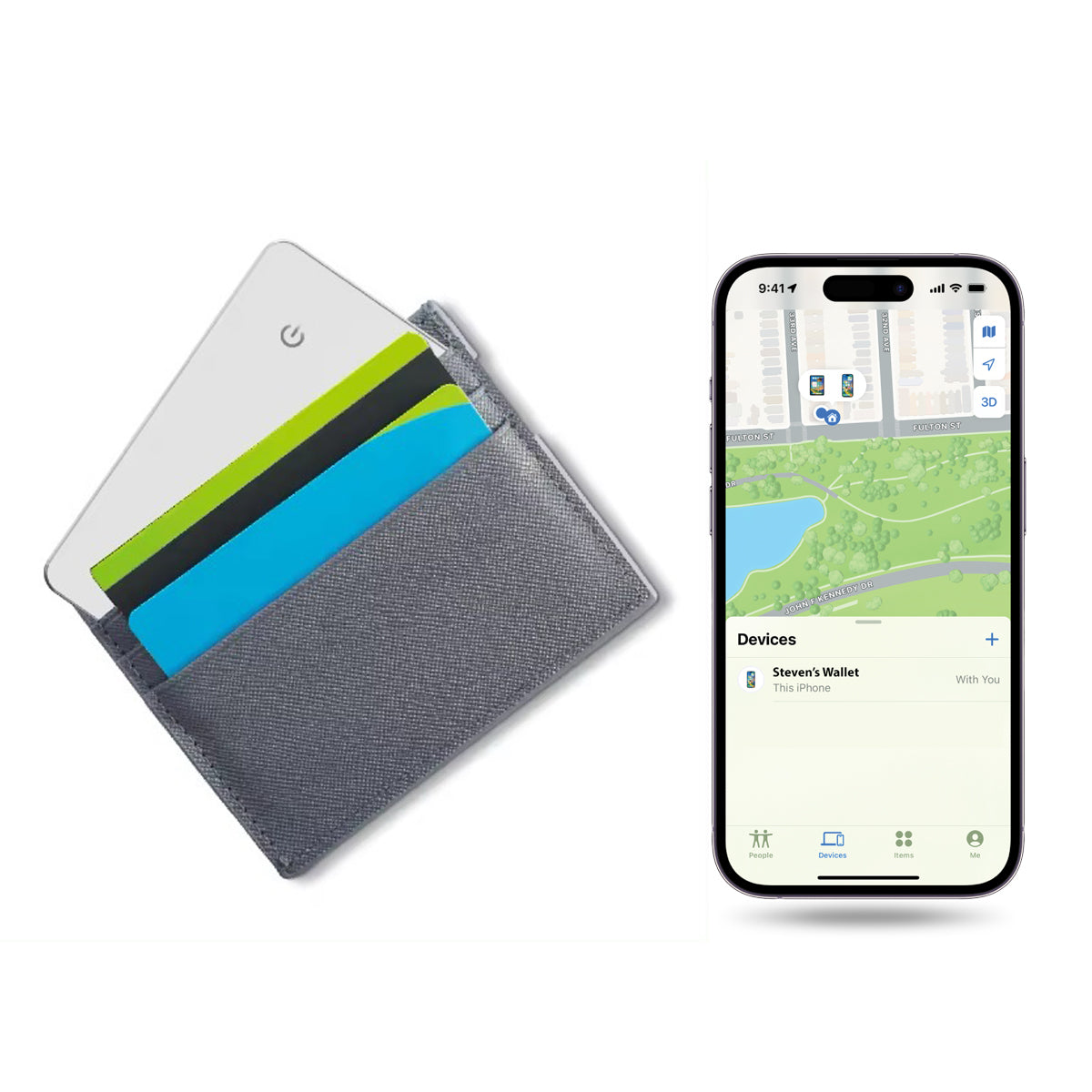 Tracking Card with Apple Find My - Let It Ride