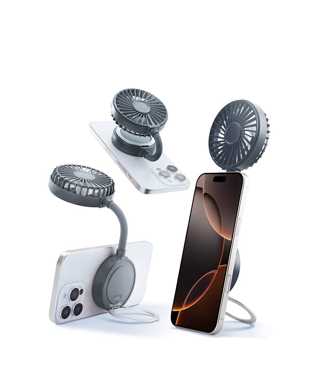 Magnetic Fan & Phone Stand